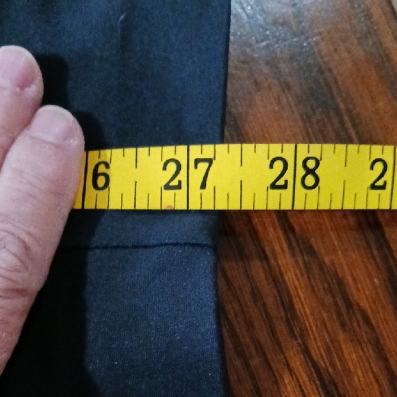 NWT- H&M Women's Navy Blue Straight Leg Dress Pants - Picture 7 of 8